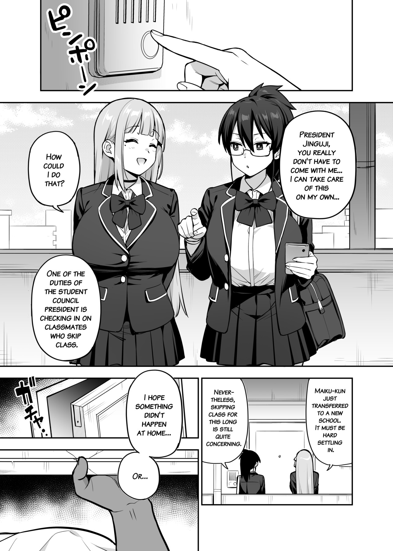 Hentai Manga Comic-About the Student Council Members' Huge Tits!-Read-32